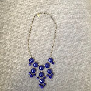 Navy bauble necklace